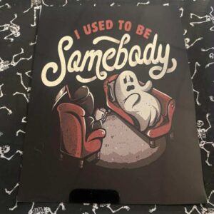 I Used to Be Somebody Metal Sign