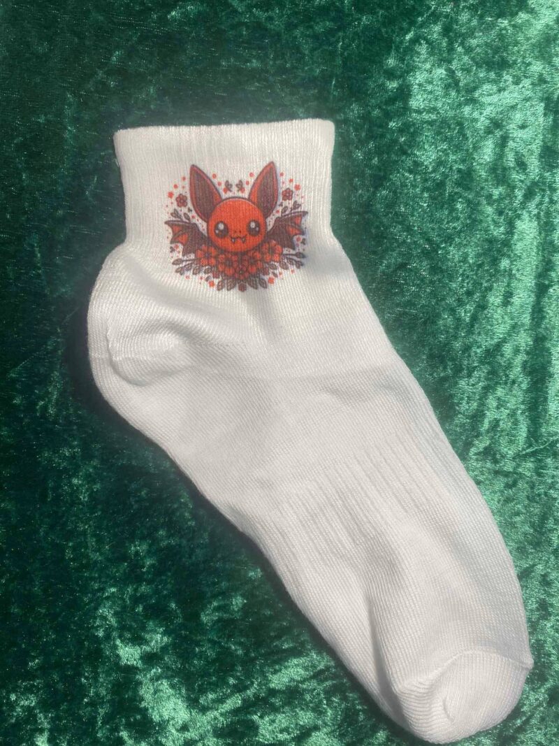 Red bat socks