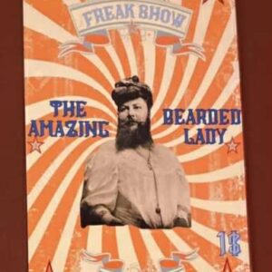Bearded Lady Metal Sign