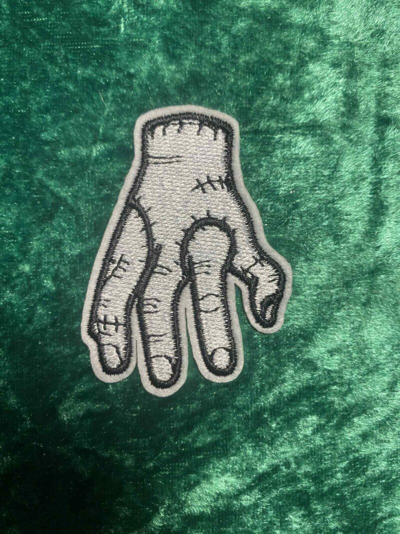 Spooky stitched hand patch