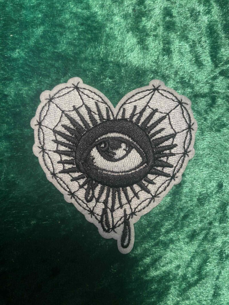Heart eye patch
