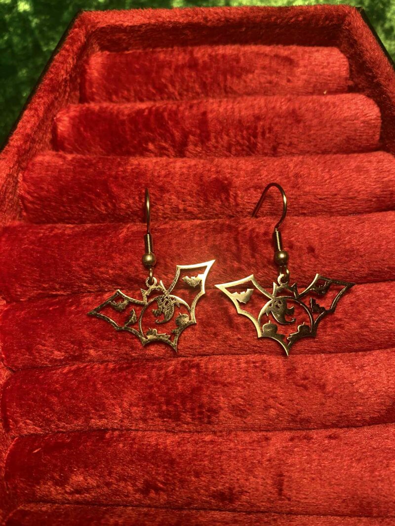 Bat earrings