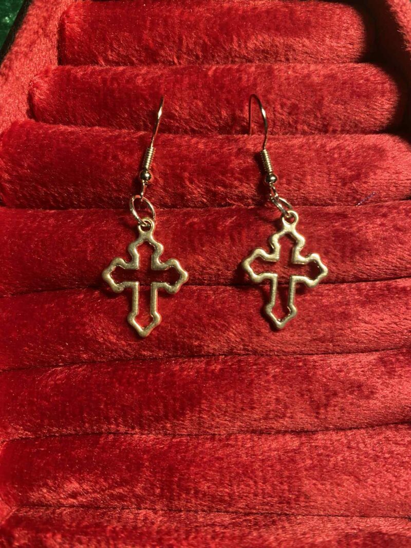 Cross earrings