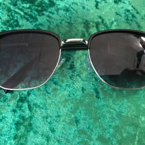 Silver and black sunglasses