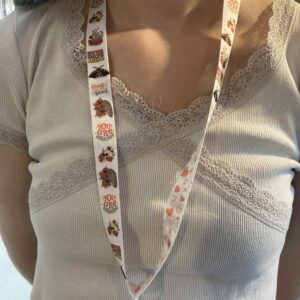 Be kind spooky lanyard