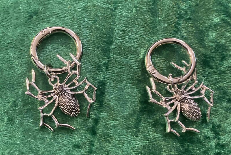 Spider boot charms
