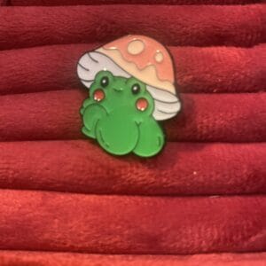 Cheeky Mushroom Toad Pin