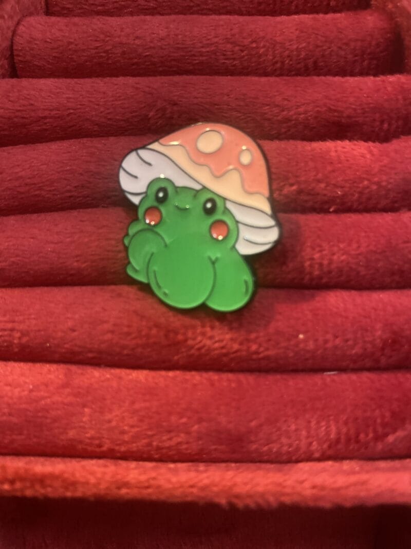 Cheeky Mushroom Toad Pin