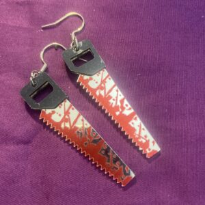 Bloody Saw Earrings