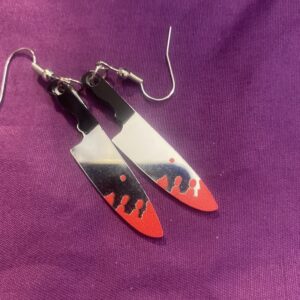 Bloody Knife Earring