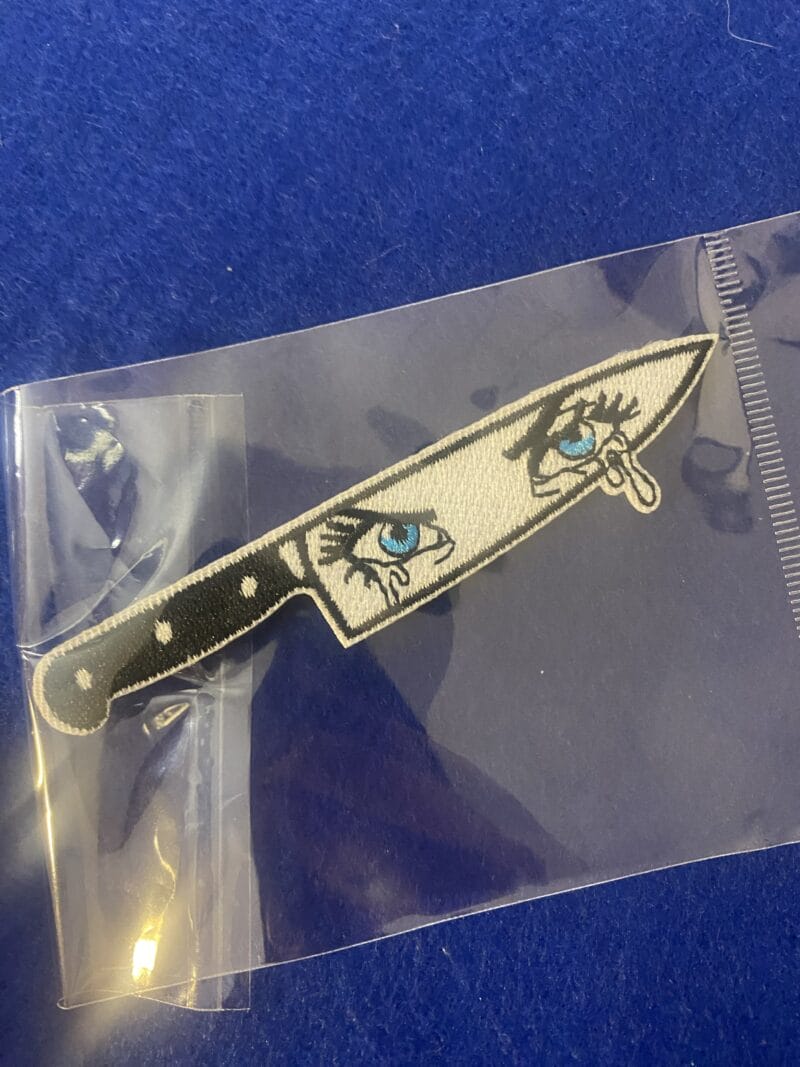 Blue Eyes Knife Patch