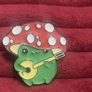 Mushroom Ukulele Pin