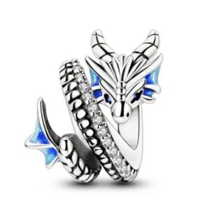 Blue Dragon Charm